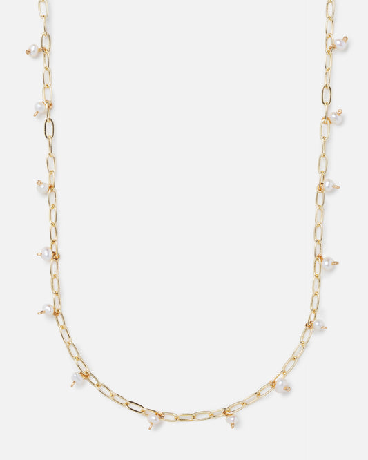 PEARL ALISHA 14K GOLD FILLED NECKLACE