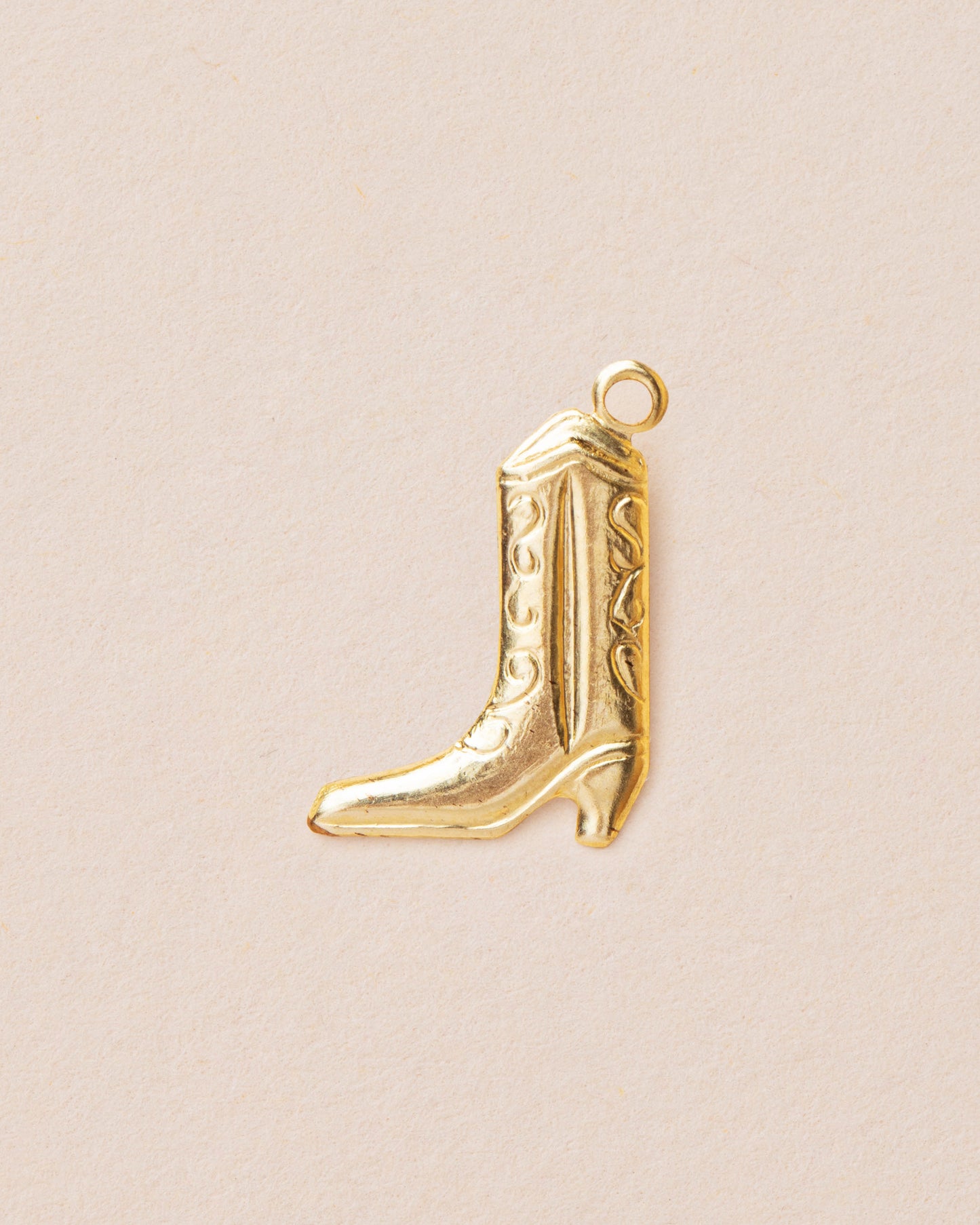 COWBOY BOOT CHARM 14K GOLD FILLED
