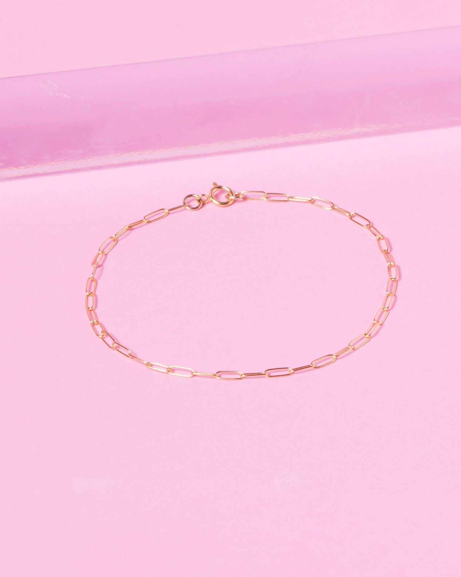 paperclip chain bracelet