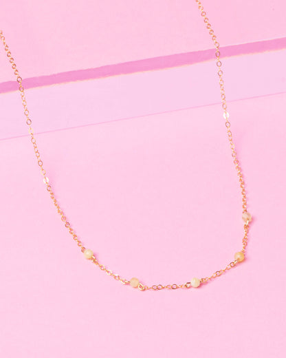YELLOW OPAL LUCY 14K GOLD FILLED NECKLACE
