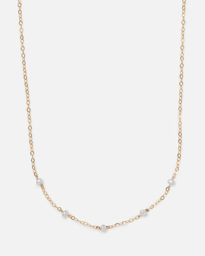 PEARL LUCY 14K GOLD FILLED NECKLACE