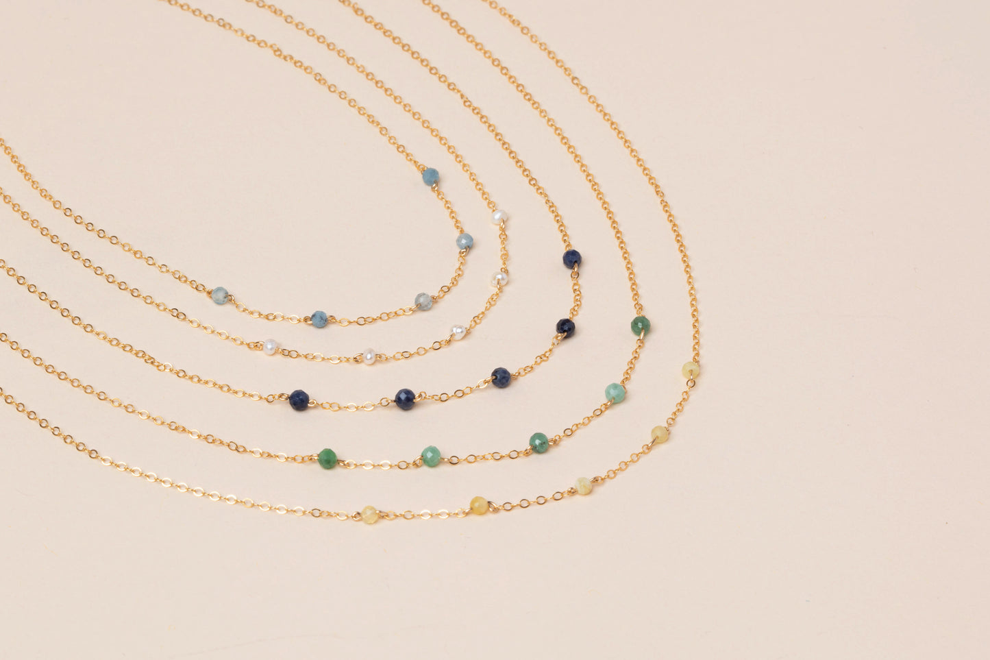 GEMSTONE CHARM 14K GOLD FILLED