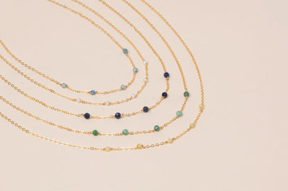 GEMSTONE CHARM 14K GOLD FILLED