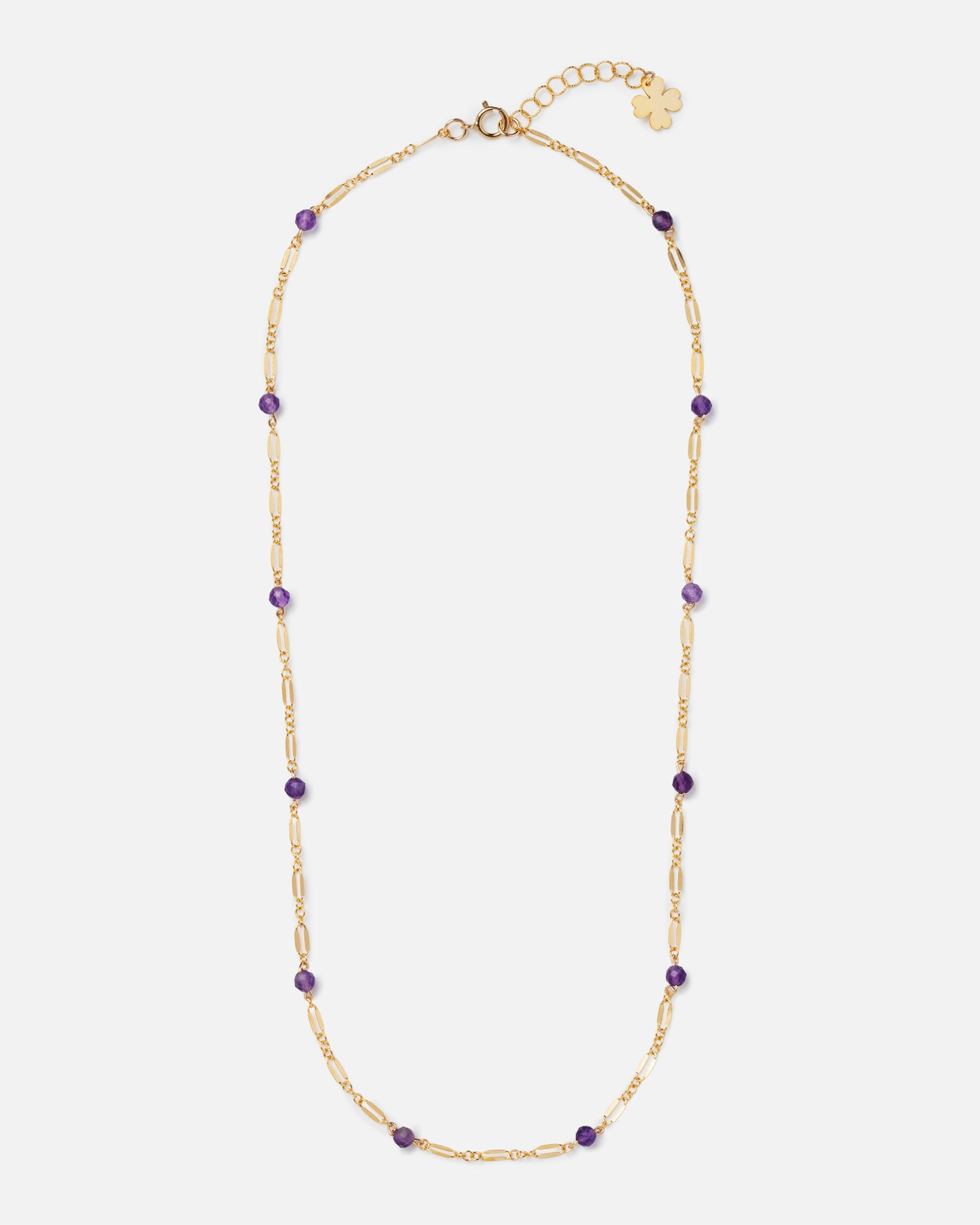 AMETHYST ELLIE 14K GOLD FILLED NECKLACE