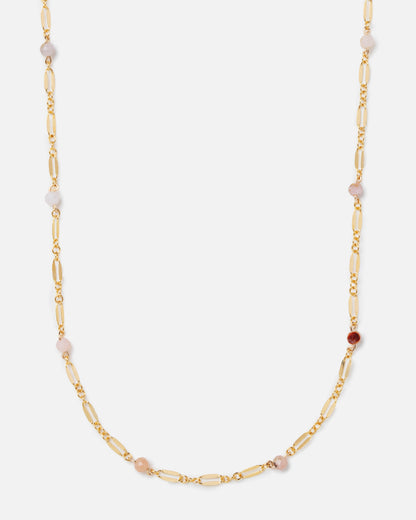 PINK OPAL ELLIE 14K GOLD FILLED NECKLACE
