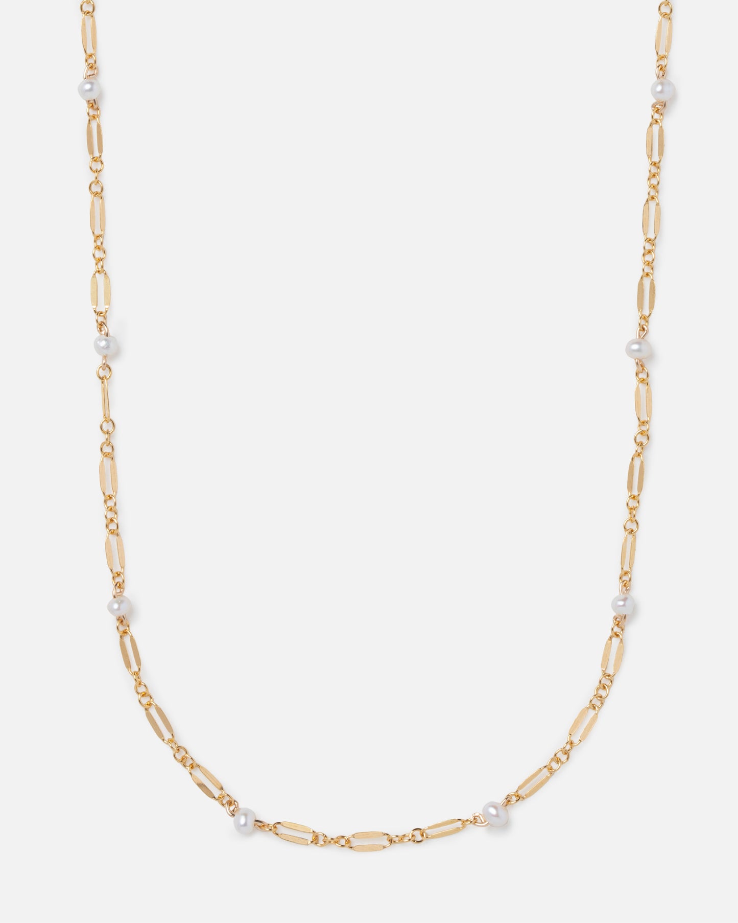 PEARL ELLIE 14K GOLD FILLED NECKLACE