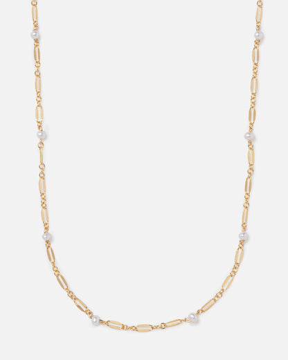 PEARL ELLIE 14K GOLD FILLED NECKLACE