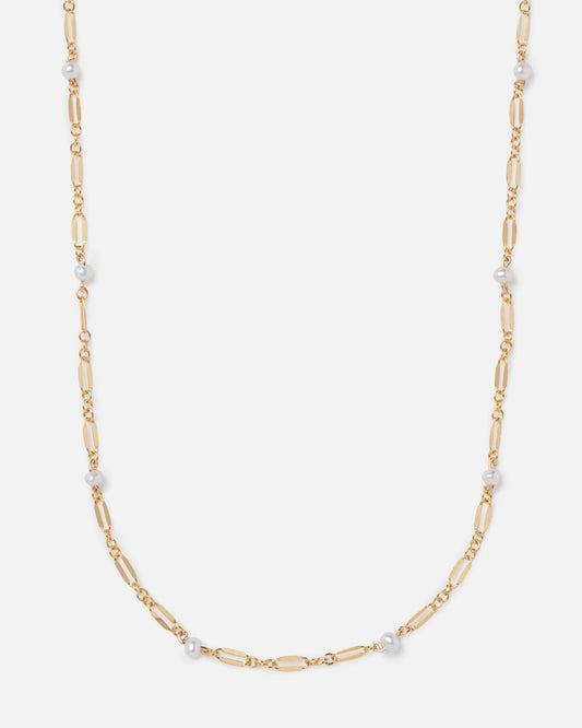 PEARL ELLIE 14K GOLD FILLED NECKLACE