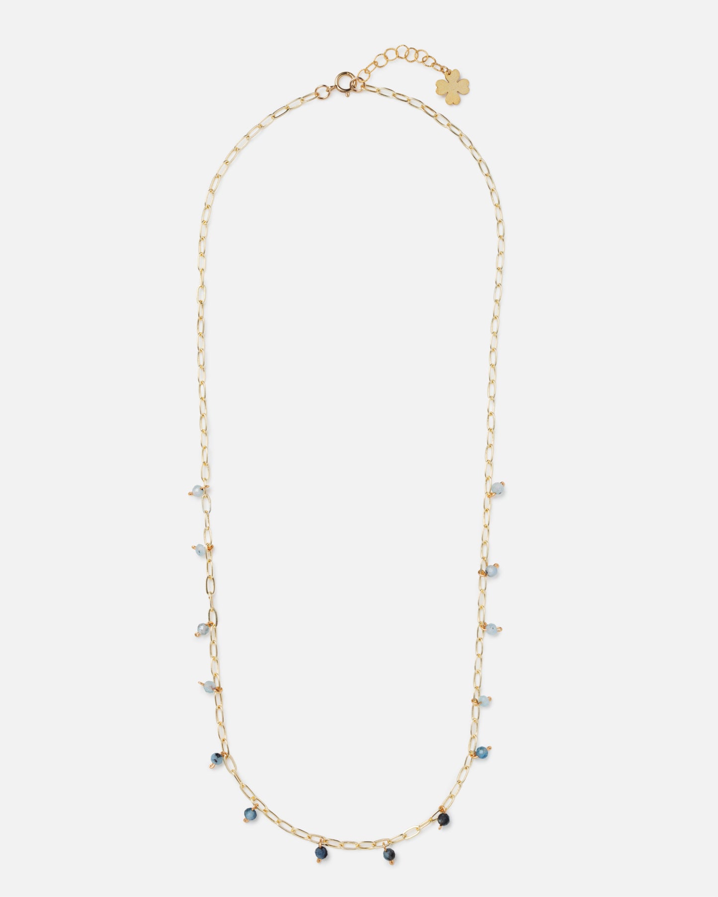 AQUAMARINE ALISHA 14K GOLD FILLED NECKLACE