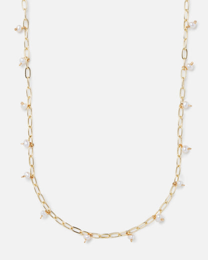PEARL ALISHA 14K GOLD FILLED NECKLACE