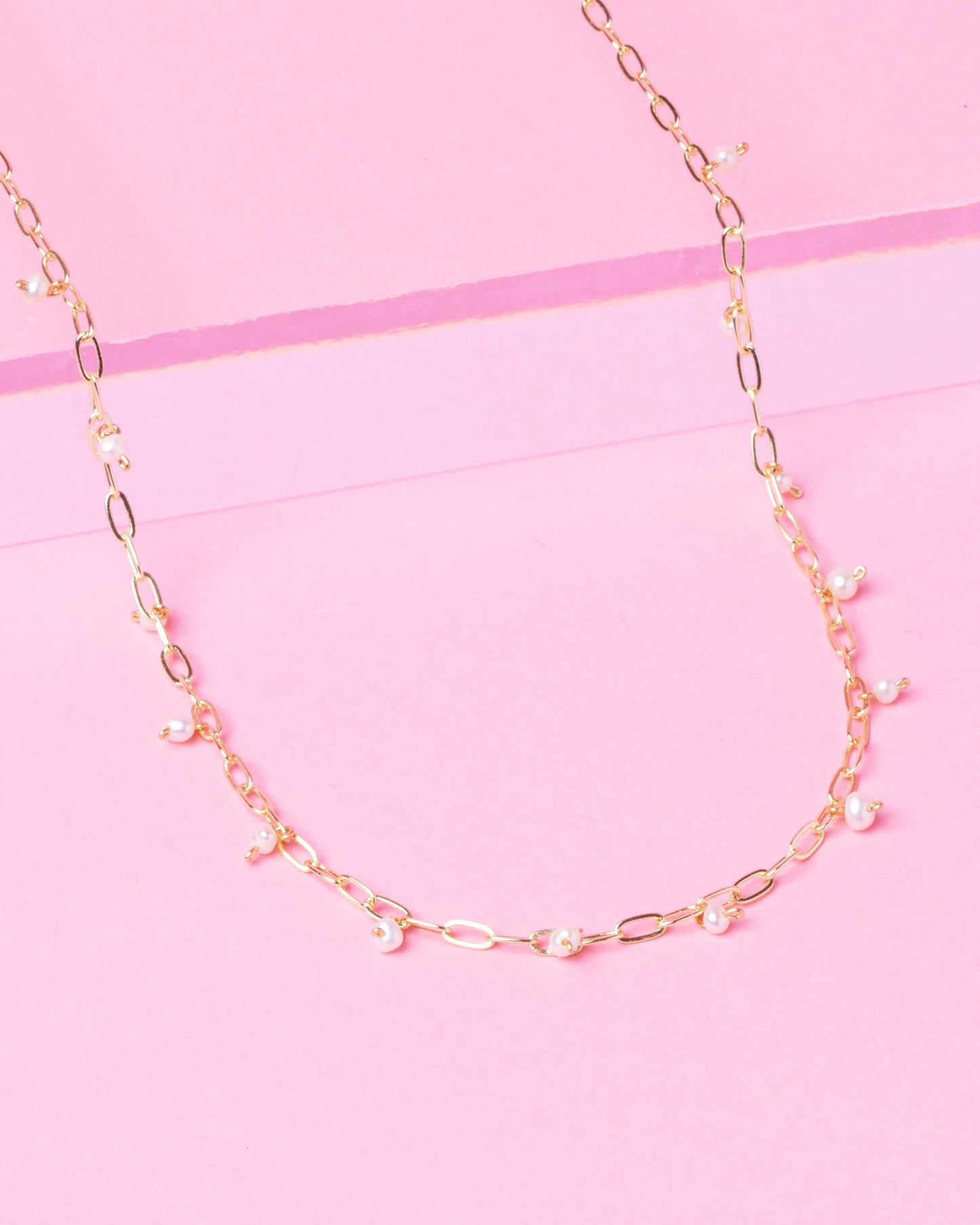 PEARL ALISHA 14K GOLD FILLED NECKLACE