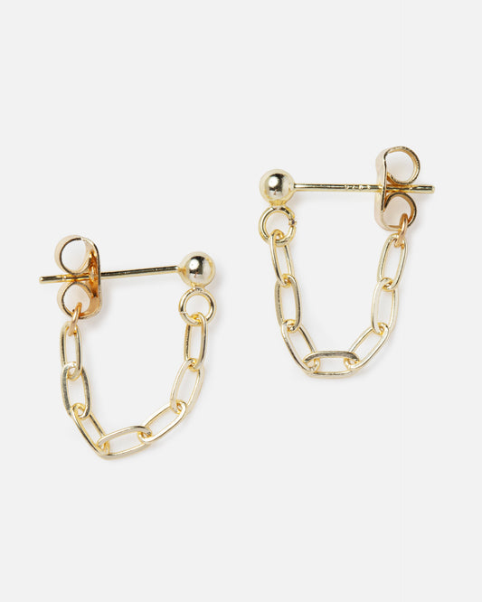 GRACIE 14K GOLD FILLED HUGGIE EARRINGS