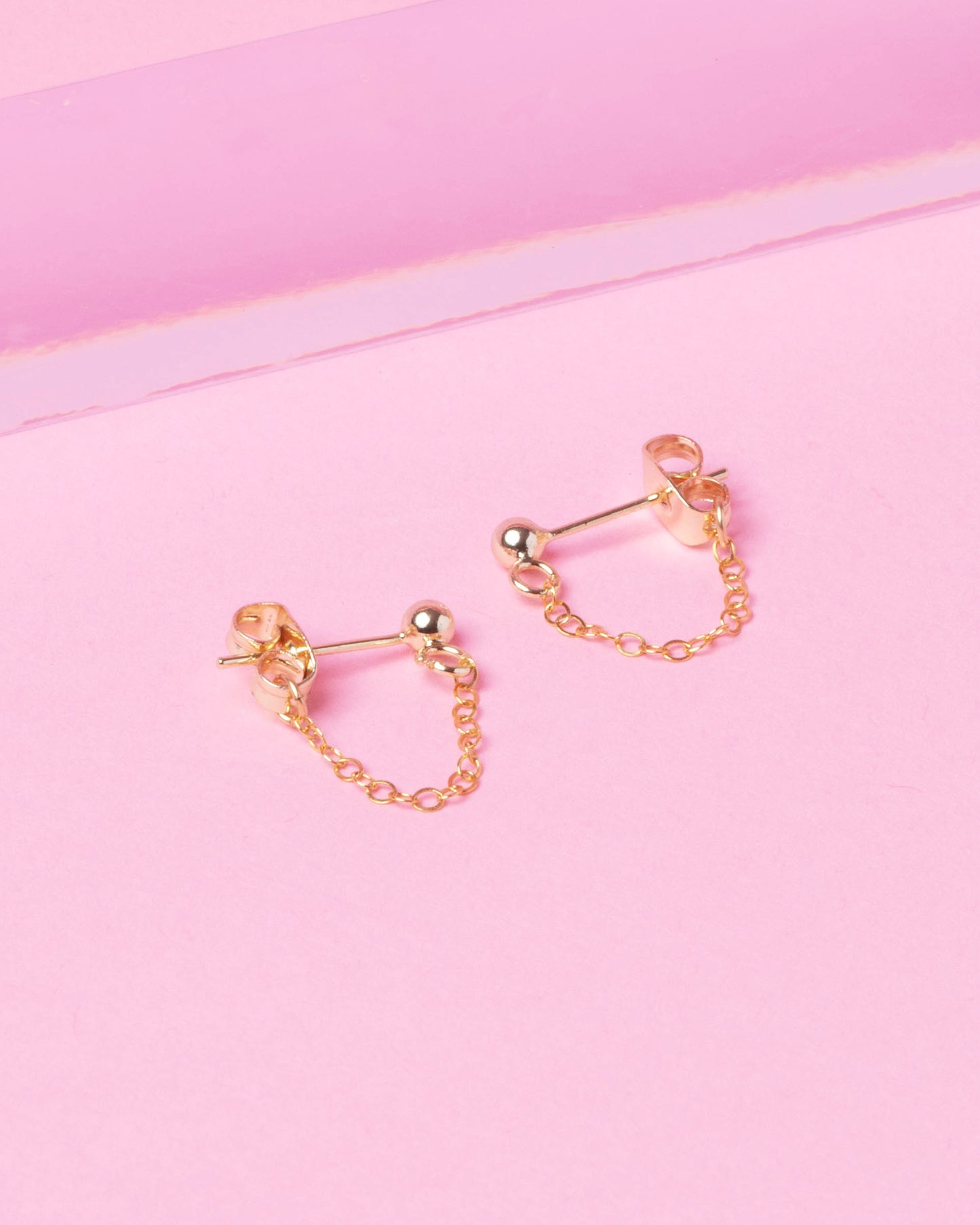 MAXINE 14K GOLD FILLED HUGGIE EARRINGS