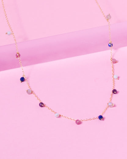 MIDNIGHT DAINTY 14K GOLD FILLED NECKLACE