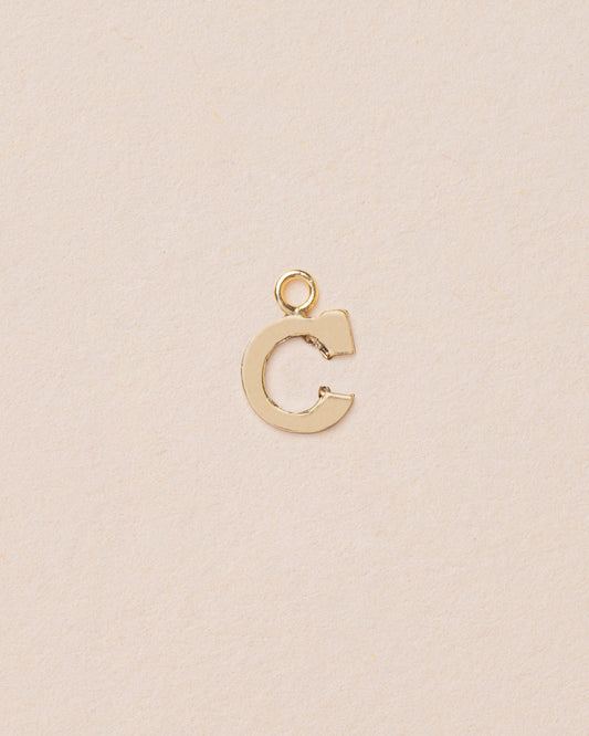 INITIAL CHARM 14K GOLD FILLED
