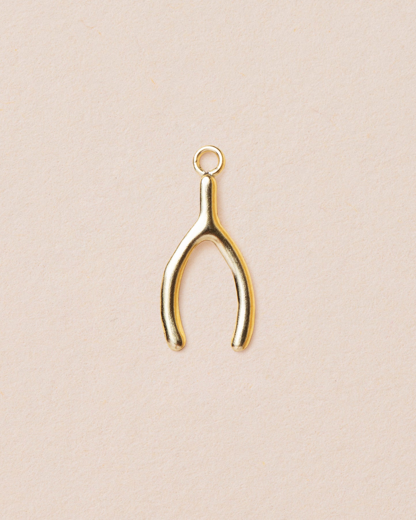WISHBONE CHARM 14K GOLD FILLED