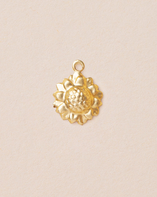 SUNFLOWER CHARM 14K GOLD FILLED