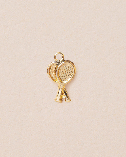 RACKET CHARM 14K GOLD FILLED
