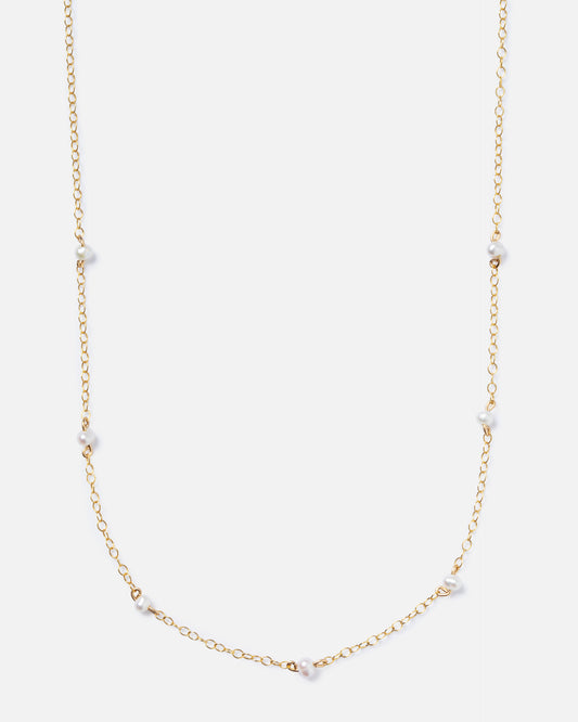 PEARL CARMELLA 14K GOLD FILLED NECKLACE