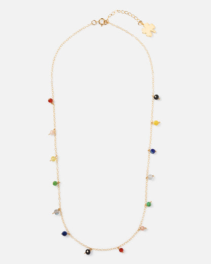 FOUR HOUSES 14K GOLD FILLED NECKLACE