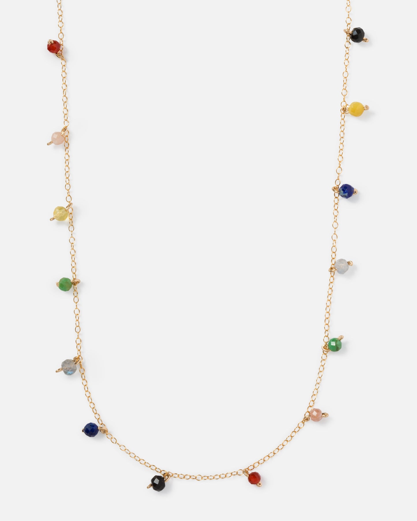 FOUR HOUSES 14K GOLD FILLED NECKLACE