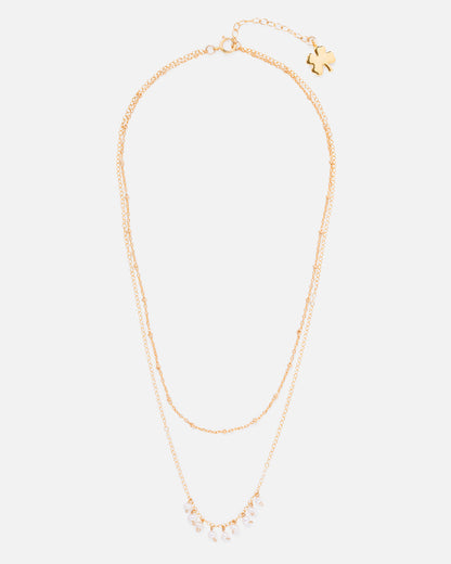 PEARL ELOISE 14K GOLD FILLED DOTTED CHAIN NECKLACE