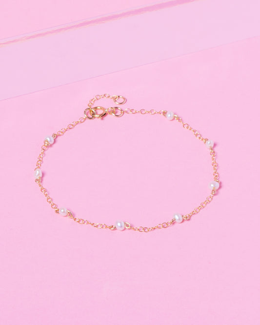 PEARL CONSTELLATION 14K GOLD FILLED BRACELET