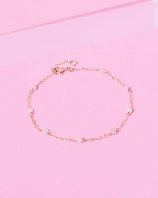 MORGANITE CONSTELLATION 14K GOLD FILLED BRACELET