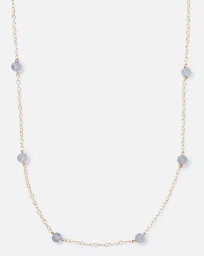 LABRADORITE KATHY 14K GOLD FILLED NECKLACE