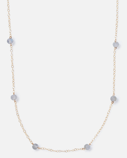 LABRADORITE KATHY 14K GOLD FILLED NECKLACE