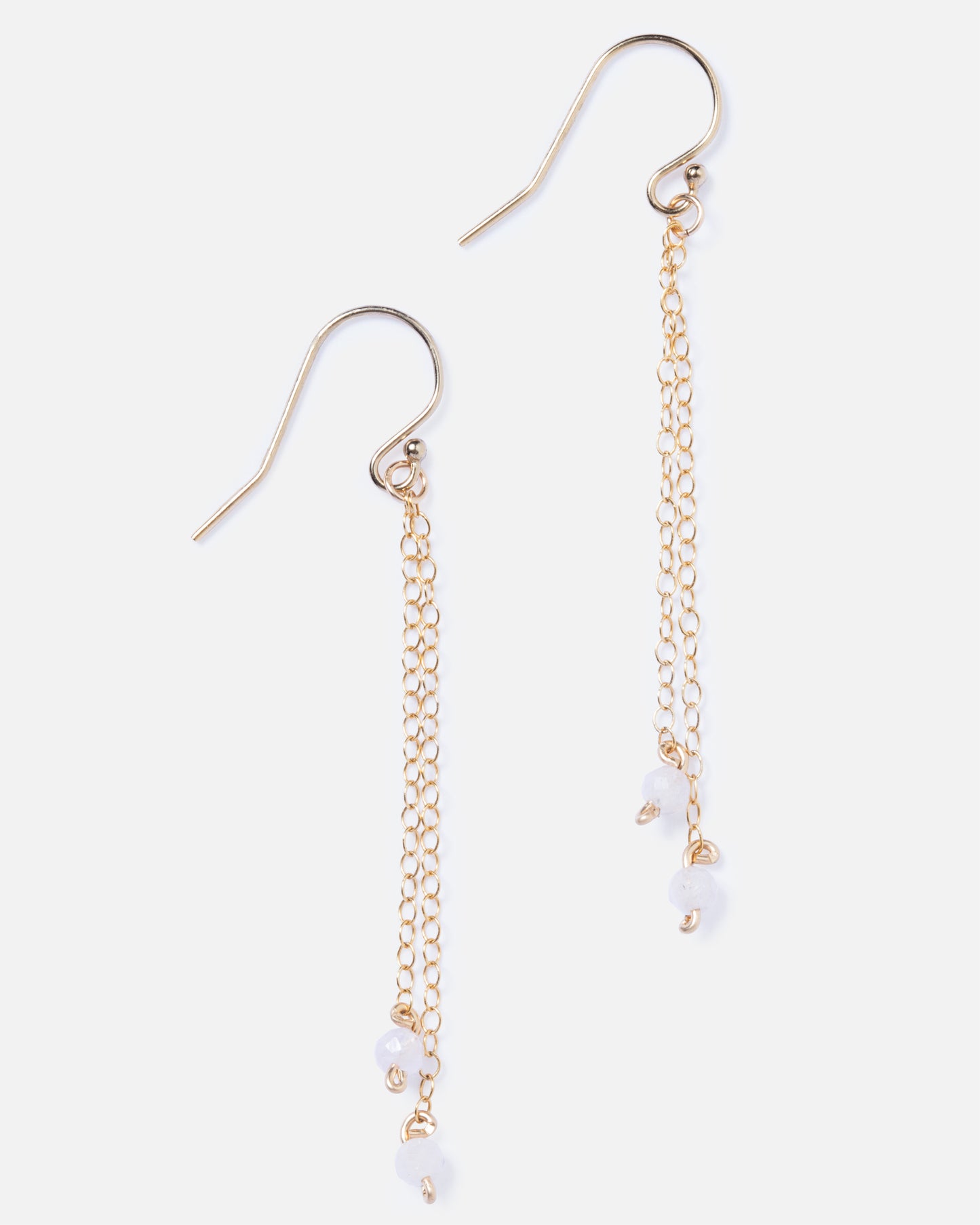 MORGANITE ARIANA 14K GOLD FILLED EARRINGS