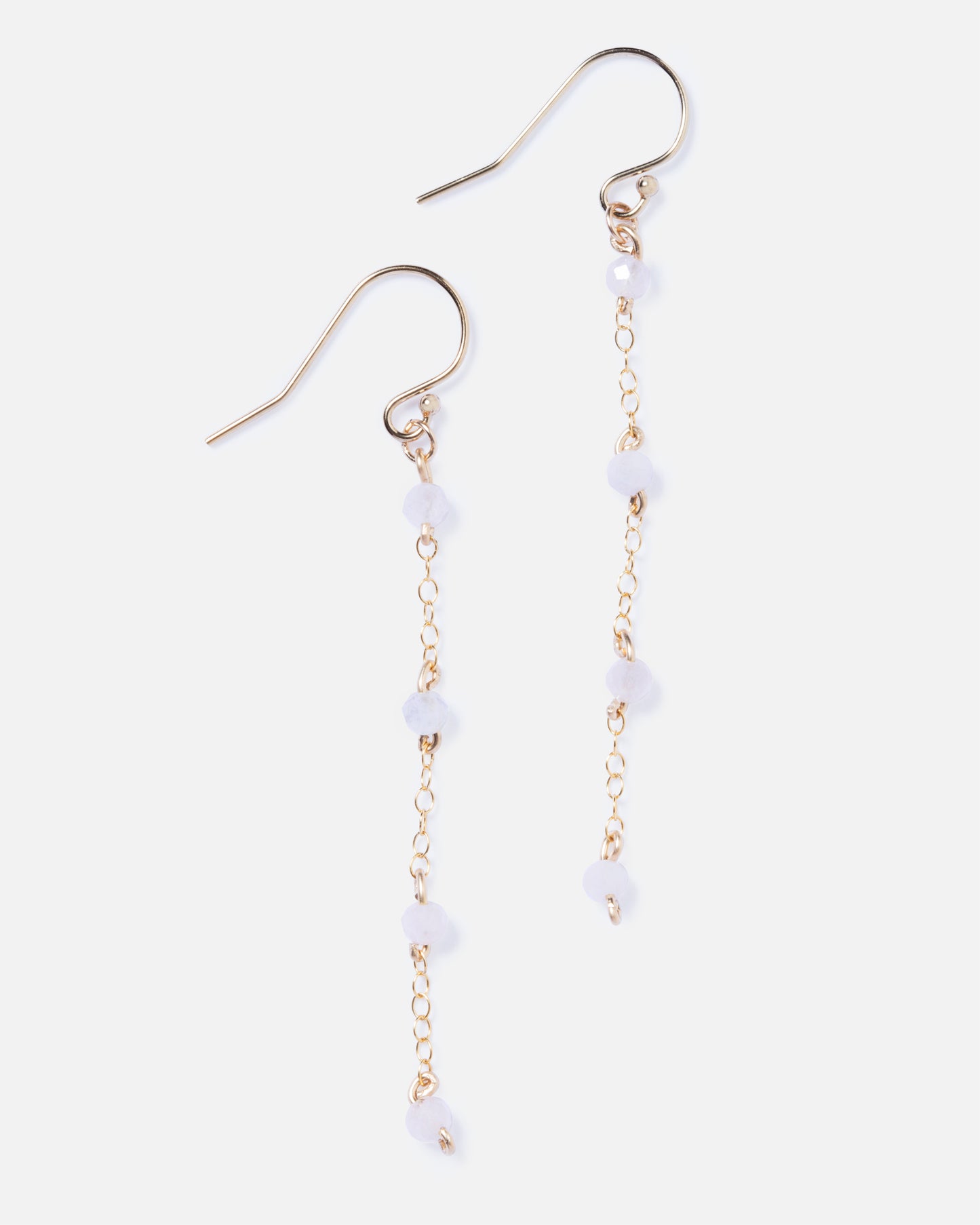 MORGANITE AURORA 14K GOLD FILLED EARRINGS
