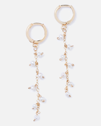 PEARL MACALA 14K GOLD FILLED DROP EARRINGS
