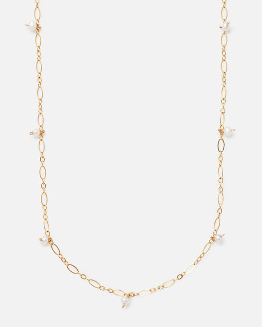 PEARL JANELLE 14K GOLD FILLED NECKLACE