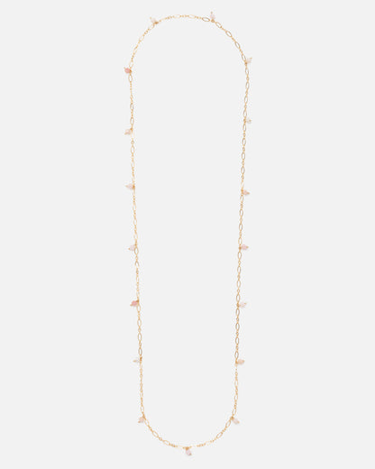 PINK OPAL JANELLE 14K GOLD FILLED NECKLACE