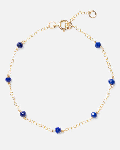 LAPIS CONSTELLATION 14K GOLD FILLED BRACELET