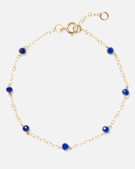 LAPIS CONSTELLATION 14K GOLD FILLED BRACELET