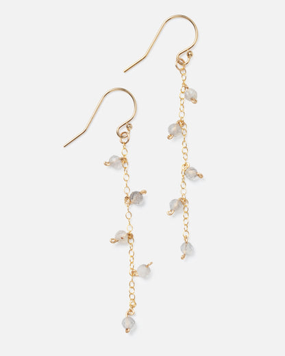 LABRADORITE 14K GOLD FILLED DROP EARRINGS