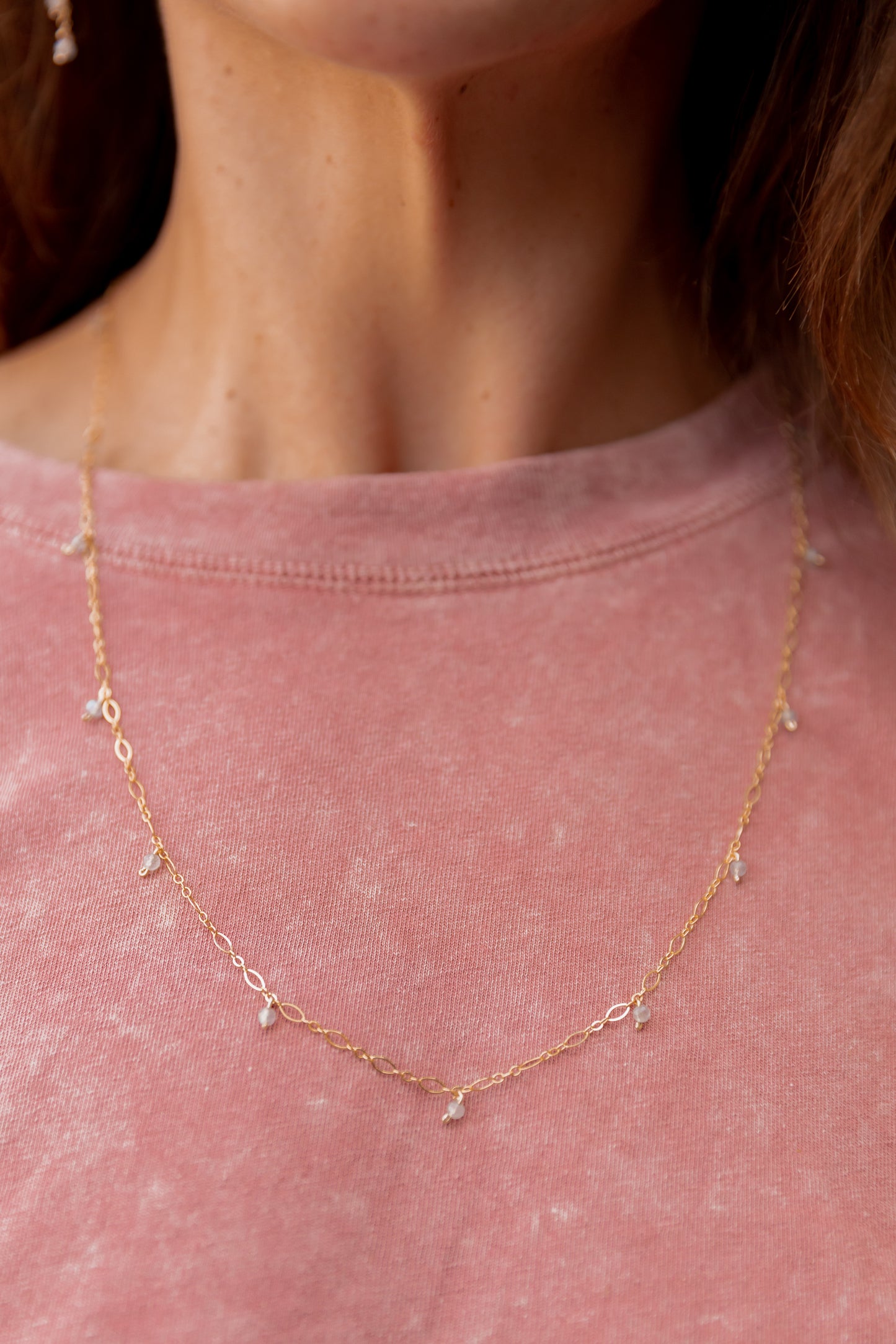 LAPIS JANELLE 14K GOLD FILLED NECKLACE