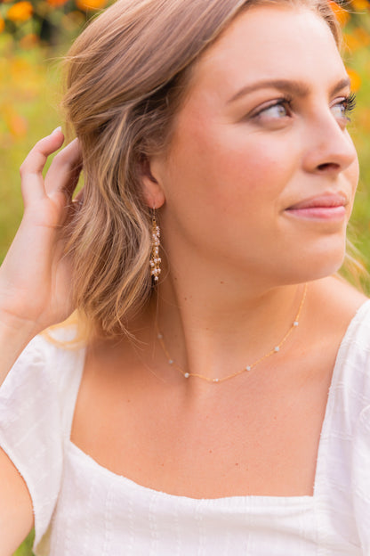 PEARL CARMELLA 14K GOLD FILLED NECKLACE