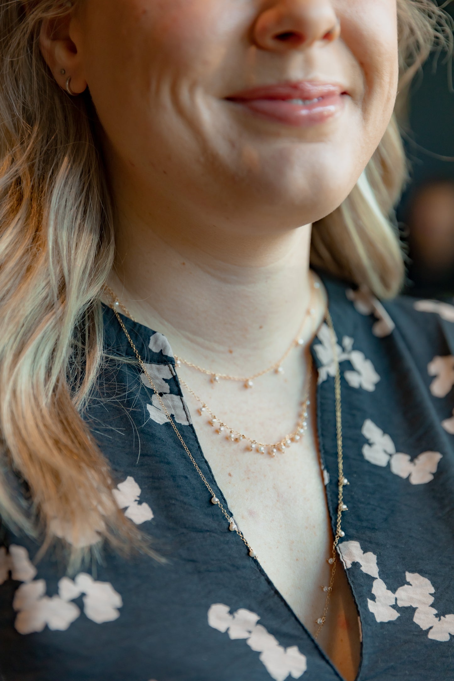 PEARL WILLOW 14K GOLD FILLED LONG NECKLACE